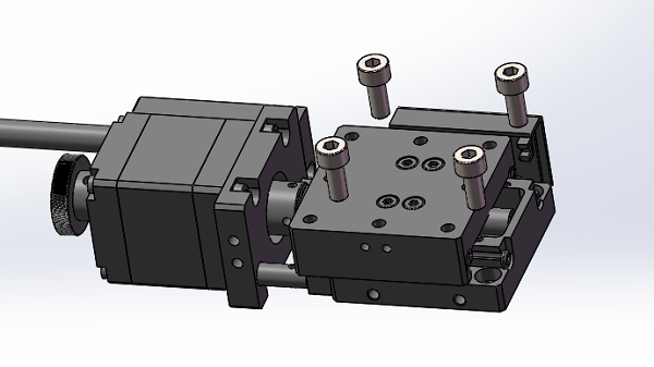 電動直線軸位移臺 ESX11-60L-15(圖3) 電動直線軸位移臺