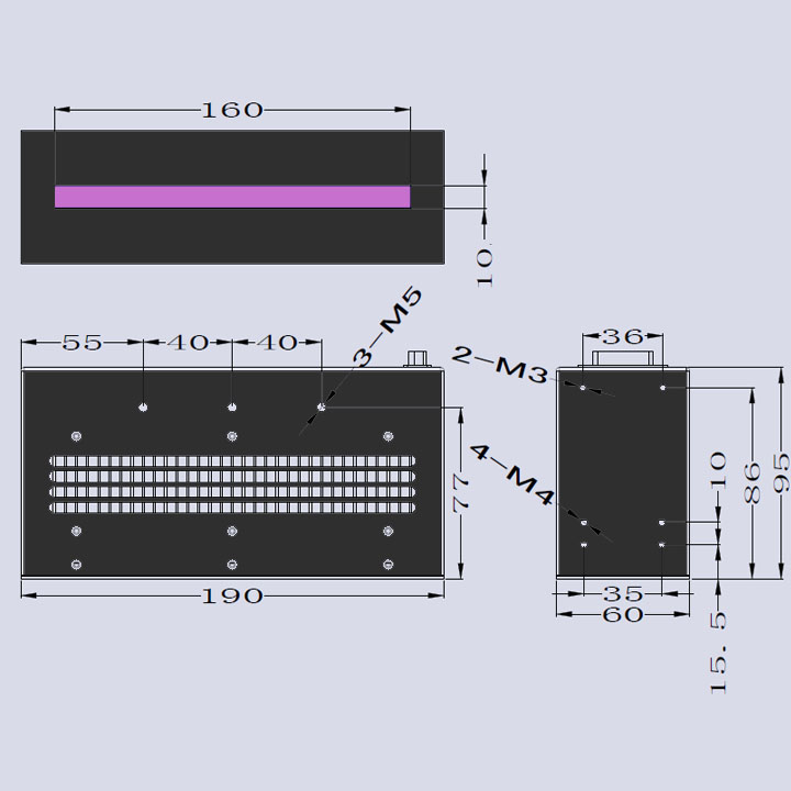 線光源UVLED廠家-160×10(圖3) uvled線光源