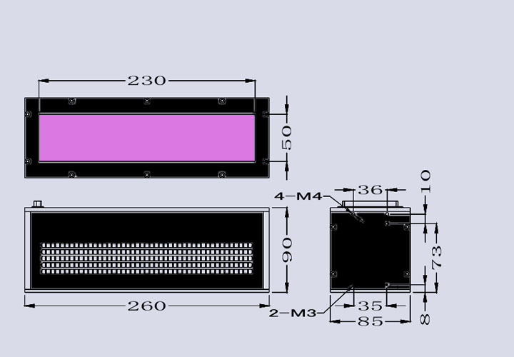 uvled面光源涂料固化機-230×50(圖3) uvled面光源涂料固化機-230×50(圖3)