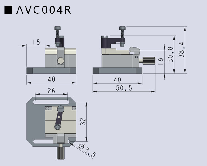 V槽夾具AVC004(圖2) V槽夾具AVC004(圖2)